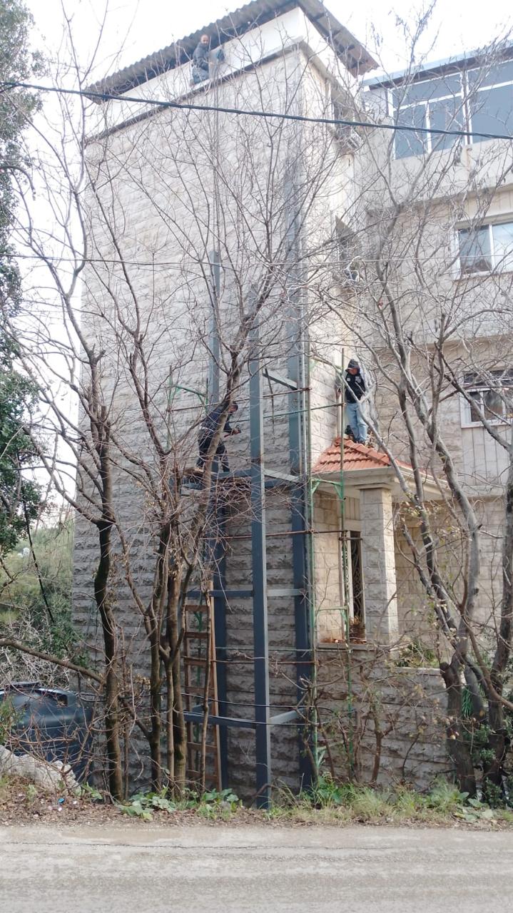 Before — building without elevator